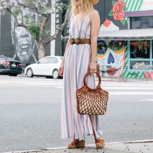 Bella Dahl striped midi dress